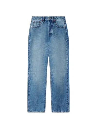 Isabel Marant Daya Regular Authentic Denim Jeans In Blue