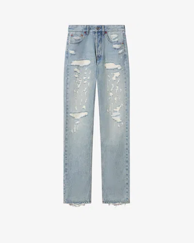 Isabel Marant Daya Regular Jeans In Yellow