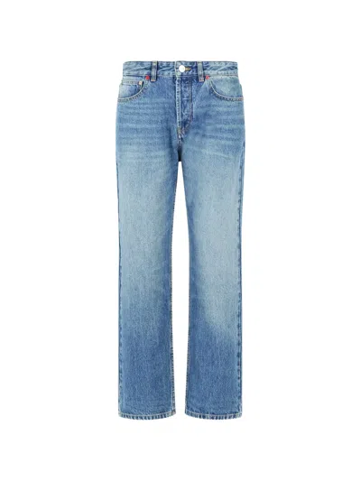 Isabel Marant Daya Straight-leg Jeans In Blue