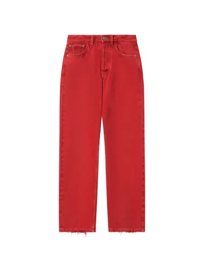 Isabel Marant Daya Straight-leg Jeans In Yellow