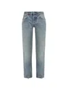 Isabel Marant Dayali Star-stud Jeans In Blue