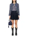 Isabel Marant Daytonea Top In Midnight 30mi In Multi