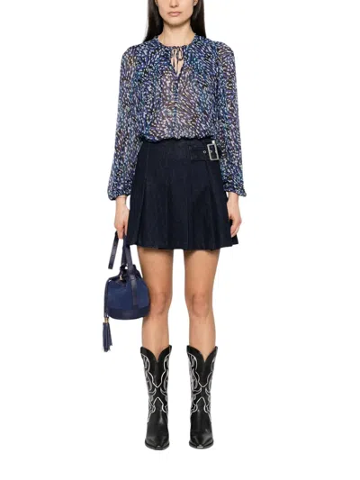 Isabel Marant Daytonea Top In Midnight 30mi In Multi