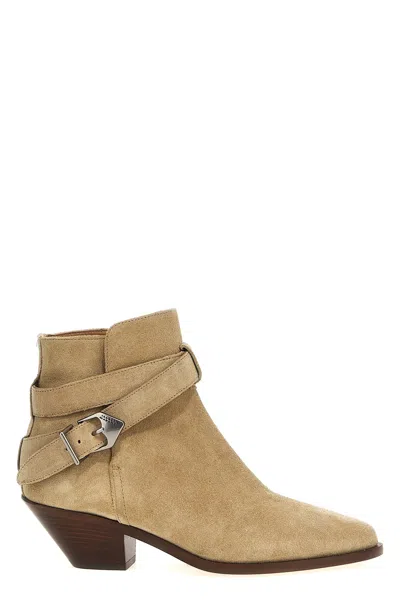 Isabel Marant 'deivy' Ankle Boots In Sand