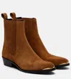 Isabel Marant Delano 35 Suede Ankle Boots In Brown