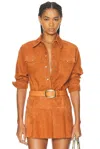 Isabel Marant Delcia Shirt In Brown