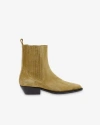 Isabel Marant Delena Suede Ankle Boots In Taupe