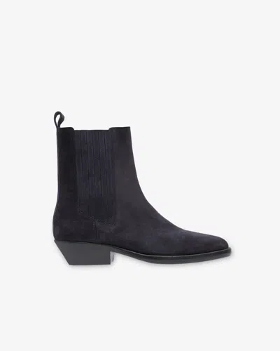 Isabel Marant Delena Low Boots In Black
