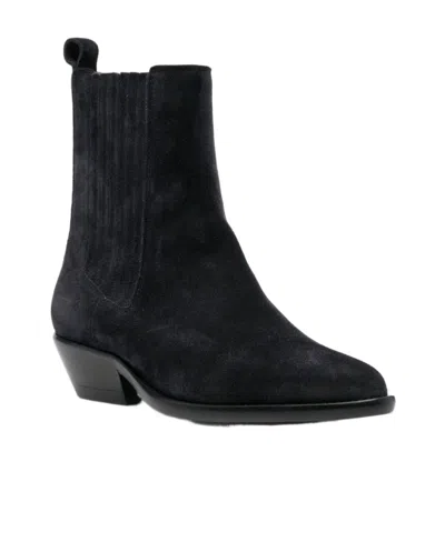 Isabel Marant Delena Point-toe Ankle Boots In Black