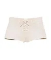 Isabel Marant Tailored Shorts With Belt Loops And Pockets In White