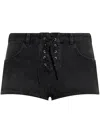 Isabel Marant Aneli Denim Moto Jacket In Black