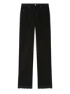Isabel Marant Denala Flared Jeans In Black