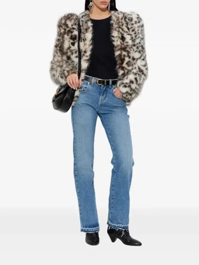 ISABEL MARANT DENALA FRAYED JEANS