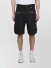 Isabel Marant Denim Bermuda Shorts Featuring Belt Loops In Black