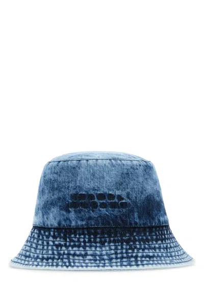 Isabel Marant Woman Denim Giorgia Bucket Hat In Blue