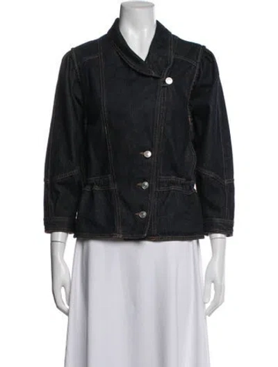 Pre-owned Isabel Marant Denim Jacket In Black