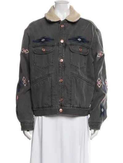 Pre-owned Isabel Marant Denim Jacket In Gray