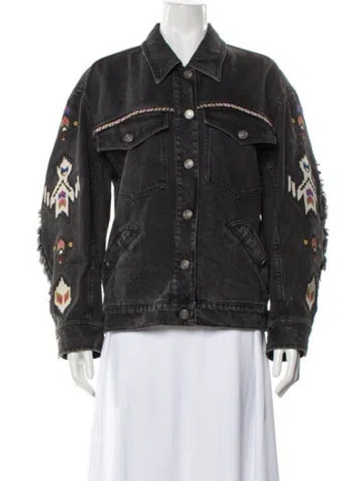 Pre-owned Isabel Marant Denim Jacket In Gray