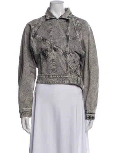 Pre-owned Isabel Marant Denim Jacket In Gray