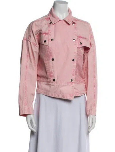 Pre-owned Isabel Marant Denim Jacket In Pink