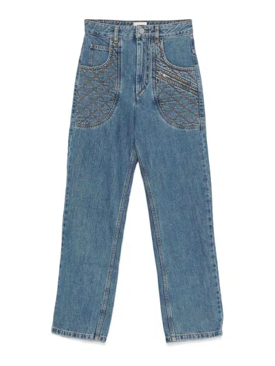 ISABEL MARANT VAQUEROS RECTOS - AZUL