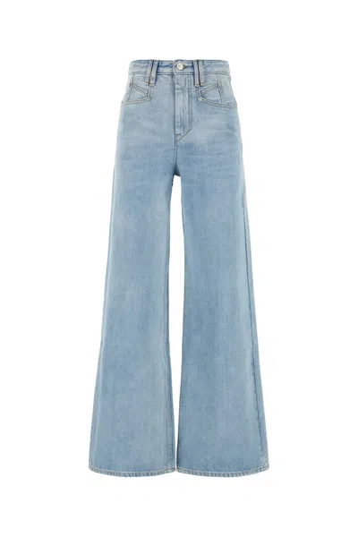 Isabel Marant Denim Lemony Flared Leg Jeans