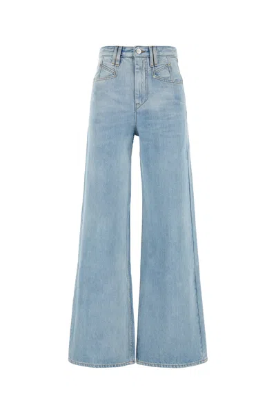 Isabel Marant Denim Lemony Flared Leg Jeans