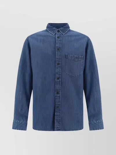 ISABEL MARANT DENIM SHIRT WITH CHEST AND FRONT POCKETS