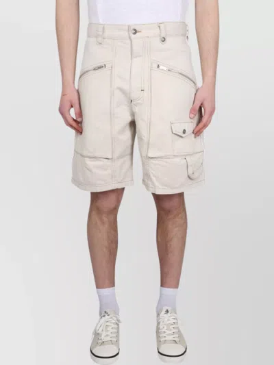 ISABEL MARANT DENIM SHORTS WITH POCKETS AND BELT LOOPS