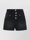 Isabel Marant 'denim Shorts' With Pockets And Button Accents