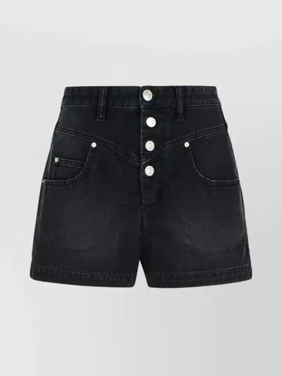 ISABEL MARANT 'DENIM SHORTS' WITH POCKETS AND BUTTON ACCENTS