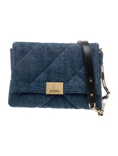 Pre-owned Isabel Marant Denim Shoulder Bag In Blue