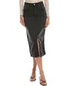 Isabel Marant Denim Skirt In Black