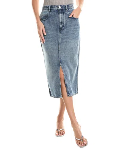 Isabel Marant Denim Skirt In Blue