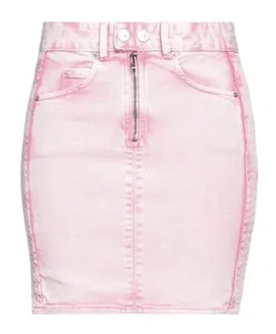 Isabel Marant Denim Skirt In Pink