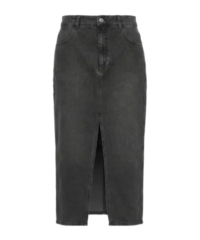 Isabel Marant Denim Skirts In Black