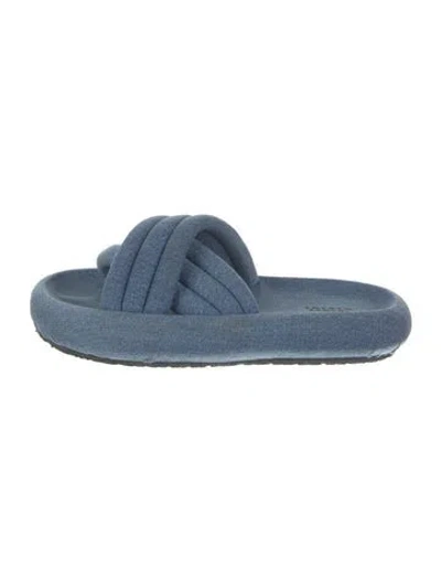 Pre-owned Isabel Marant Denim Slides In Blue
