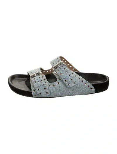 Pre-owned Isabel Marant Denim Slides In Blue