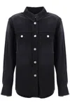 Isabel Marant Denim Talbot Shirt In Black