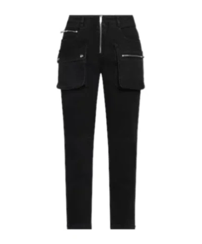 Isabel Marant Denim Trousers In Black