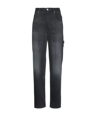 Isabel Marant Denim Trousers In Black