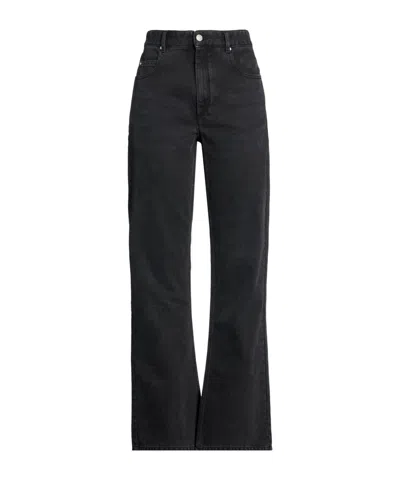 Isabel Marant Denim Trousers In Black