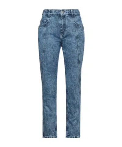 Isabel Marant Denim Trousers In Blue