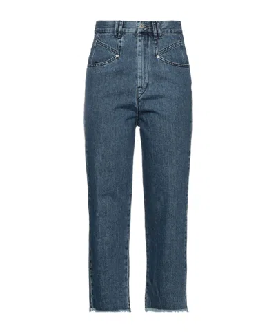 Isabel Marant Denim Trousers In Blue