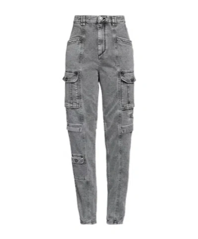 Isabel Marant Denim Trousers In Gray