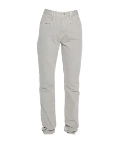 Isabel Marant Denim Trousers In Gray