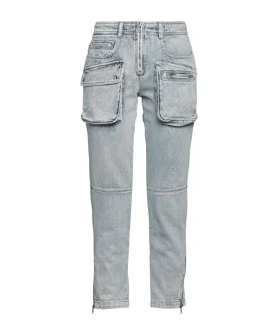 Isabel Marant Denim Trousers In Blue