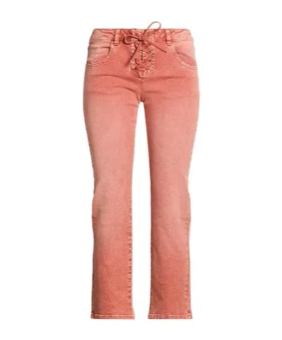 Isabel Marant Denim Trousers In Pink