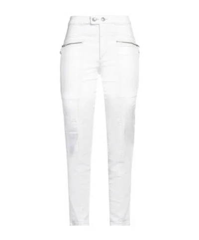 Isabel Marant Denim Trousers In White