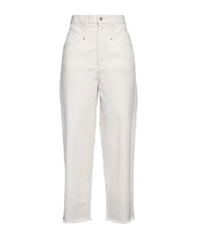 Isabel Marant Denim Trousers In Gray